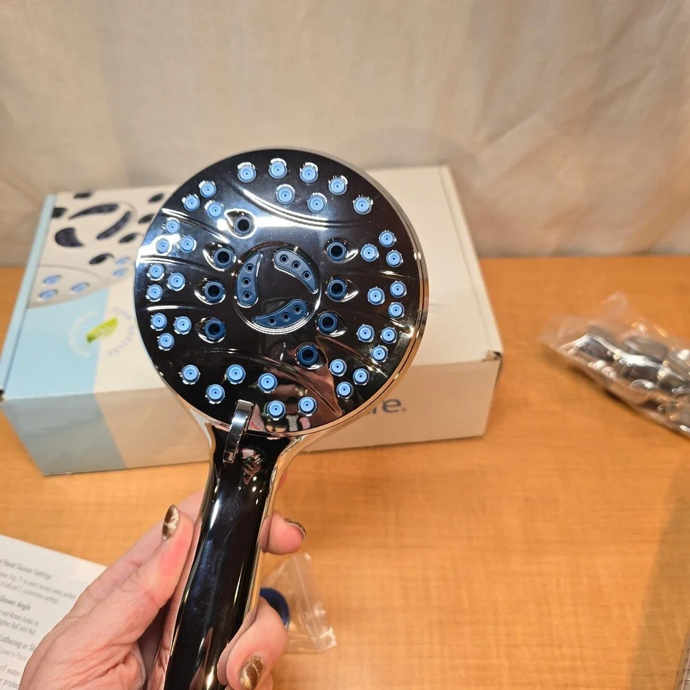 AquaCare Luxury Handheld Shower with Built-in Power Wash 8 Settings Seen on TV‎